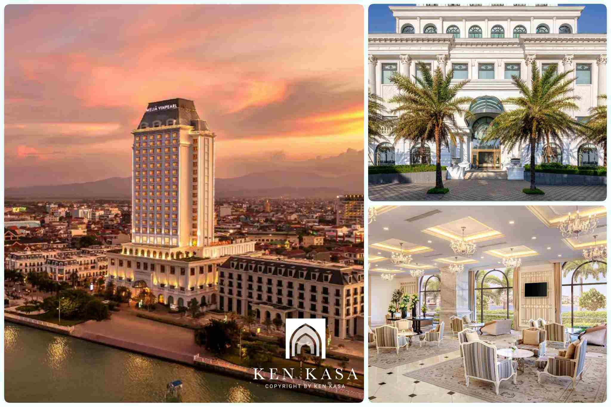Mẫu mặt tiền khách sạn tân cổ điển Melia Vinpearl Quảng Bình 